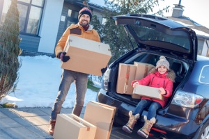 Famille qui déménage en Belgique