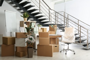 Préparation d'un déménagement d'entreprise 